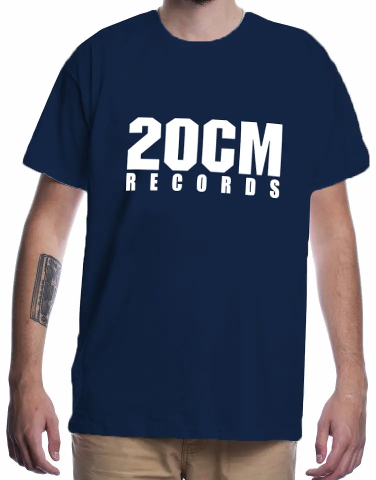 20cm records navy tee.jpg